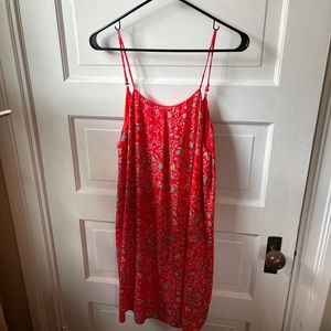 Lightly worn red floral dress